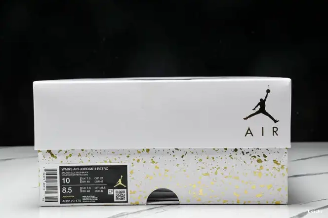 Cheap TBK Retro Gold Jordan Metallic AQ9129-170 4 0621